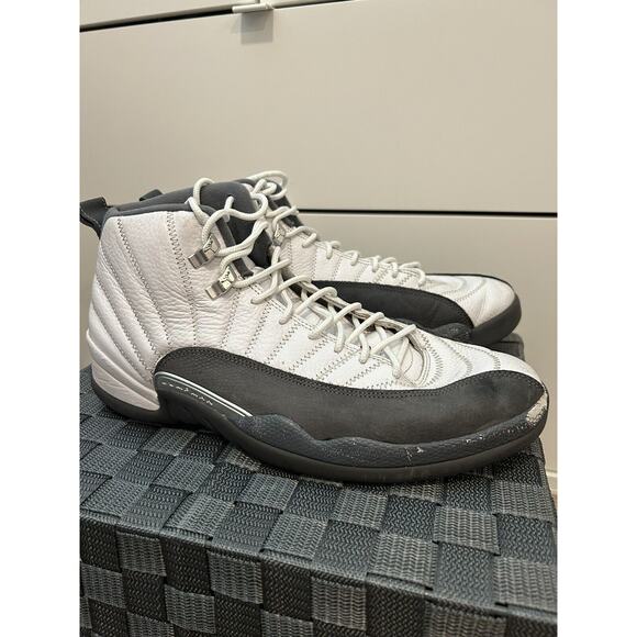 Nike Air Jordan 12 XII 2003 Style Retro White Dark Grey 130690-160 Men’s 11 RARE - Picture 6 of 16